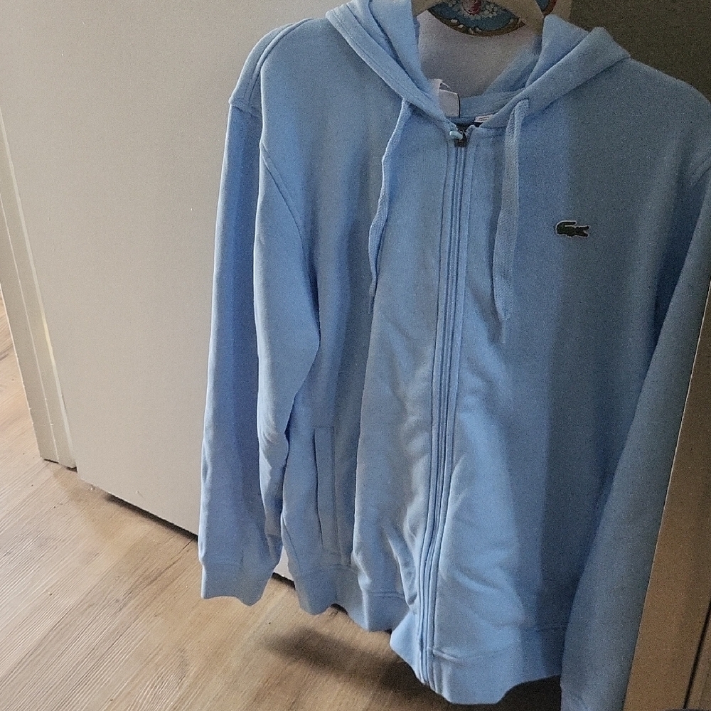 Lacoste Women's Blue Hoodie Sweater